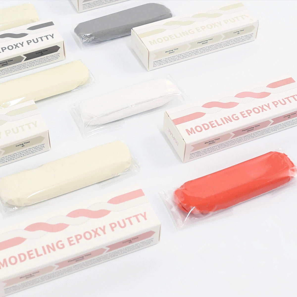 Epoxy Putty for DSPIAE Milliput Standard White Gray Skin