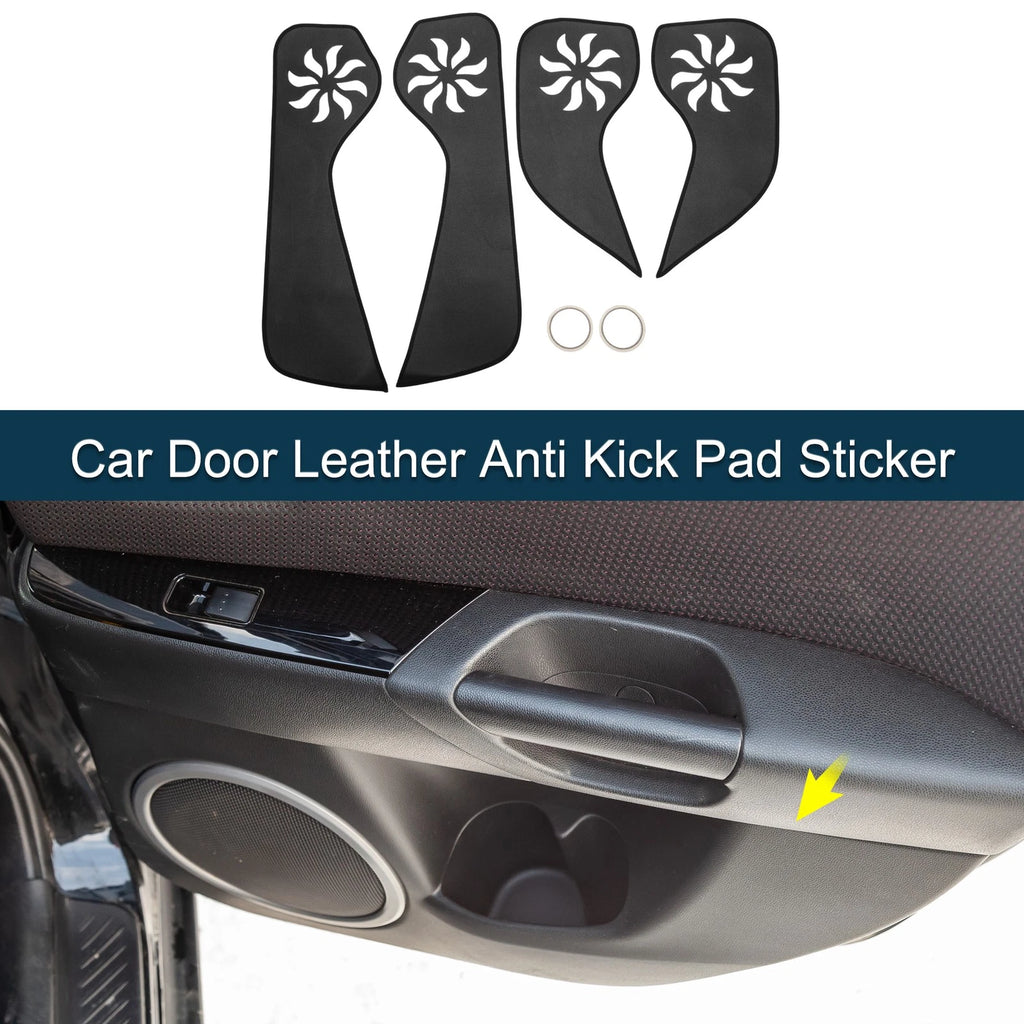 Door Anti Kick Pad Leather Left Right Set for Audi Q5 (2012–2016)