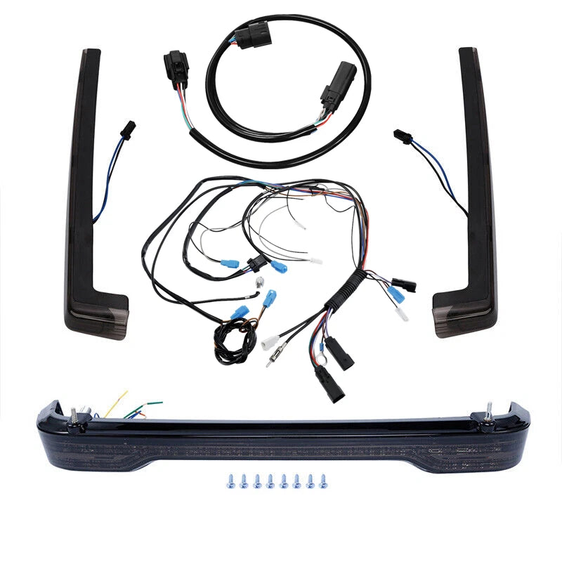 LED Brake Side Lights & Wiring Harness for Harley Touring (2014–2023)