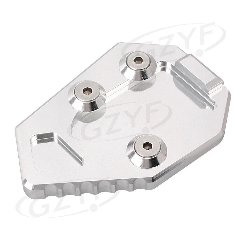 Foot Kickstand Side Stand Pads Extension Plate Fit HONDA CB1000 2008 - 15 SILVER
