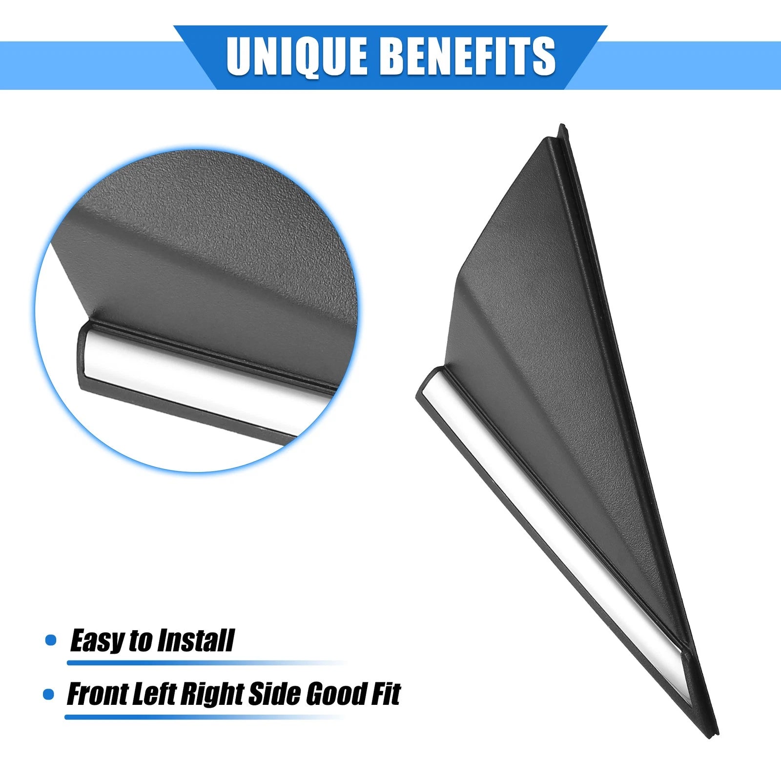 Left Right Mirror Corner Triangle Fender Replacement for Hyundai Elantra (2014–2016)
