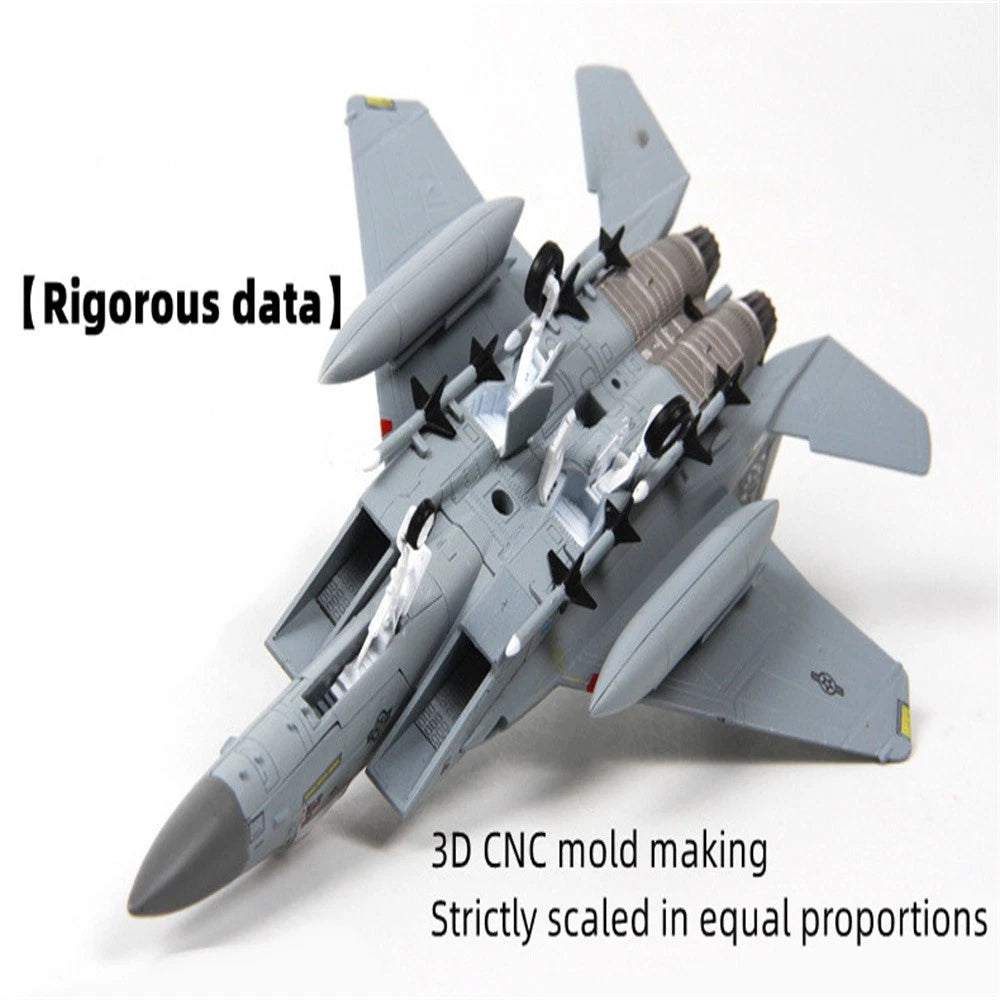 F-14/F-15 Aircraft Model Alloy Simulation Military Fighter Ornament
