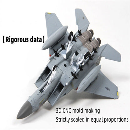 F-14/F-15 Aircraft Model Alloy Simulation Military Fighter Ornament