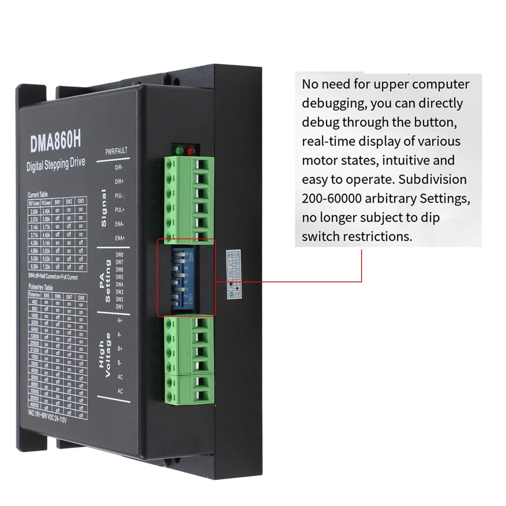 Smooth Stepper Motor Controller DMA860H for Precise Control