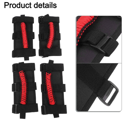 Rugged Grab Handles for Jeep For Wrangler 4 Pieces Easy Installation Kit