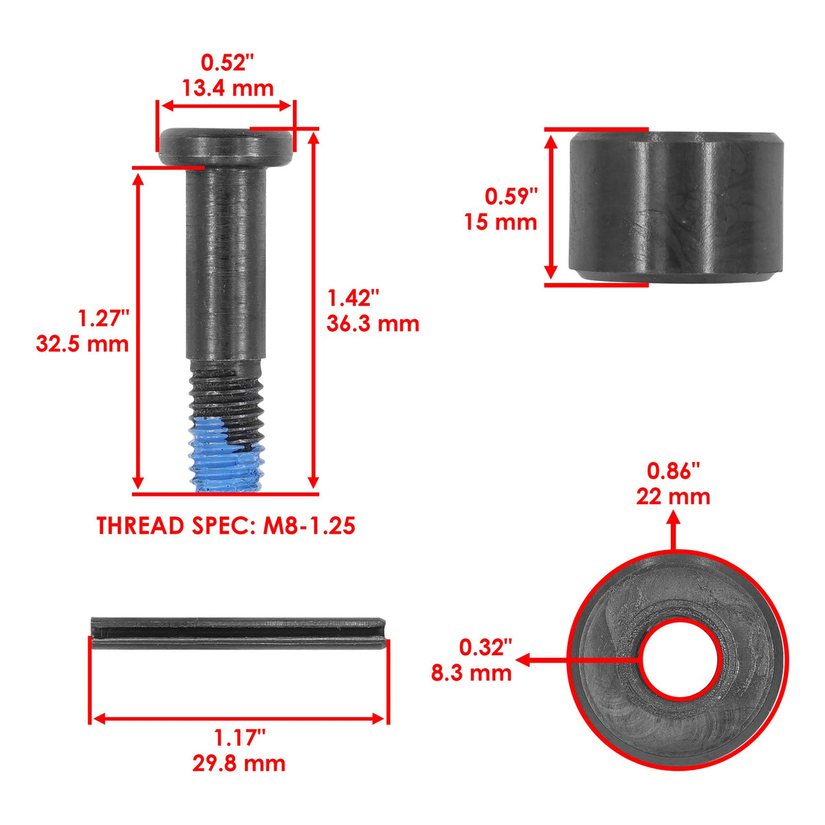 Secondary Clutch Pulley Roller Thrust Kit for Can-Am Ryker 600 900 (2016–2023)