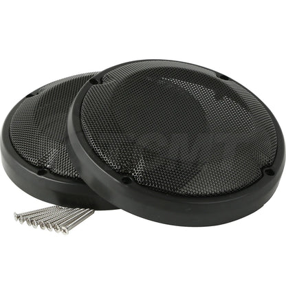 6.5" Saddlebag Lid Speaker Grills for Harley Touring Road Glide (1983–2024)