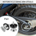 Swingarm Spools Pair 6mm Replacement for Motorbike Swing Arm (Universal)