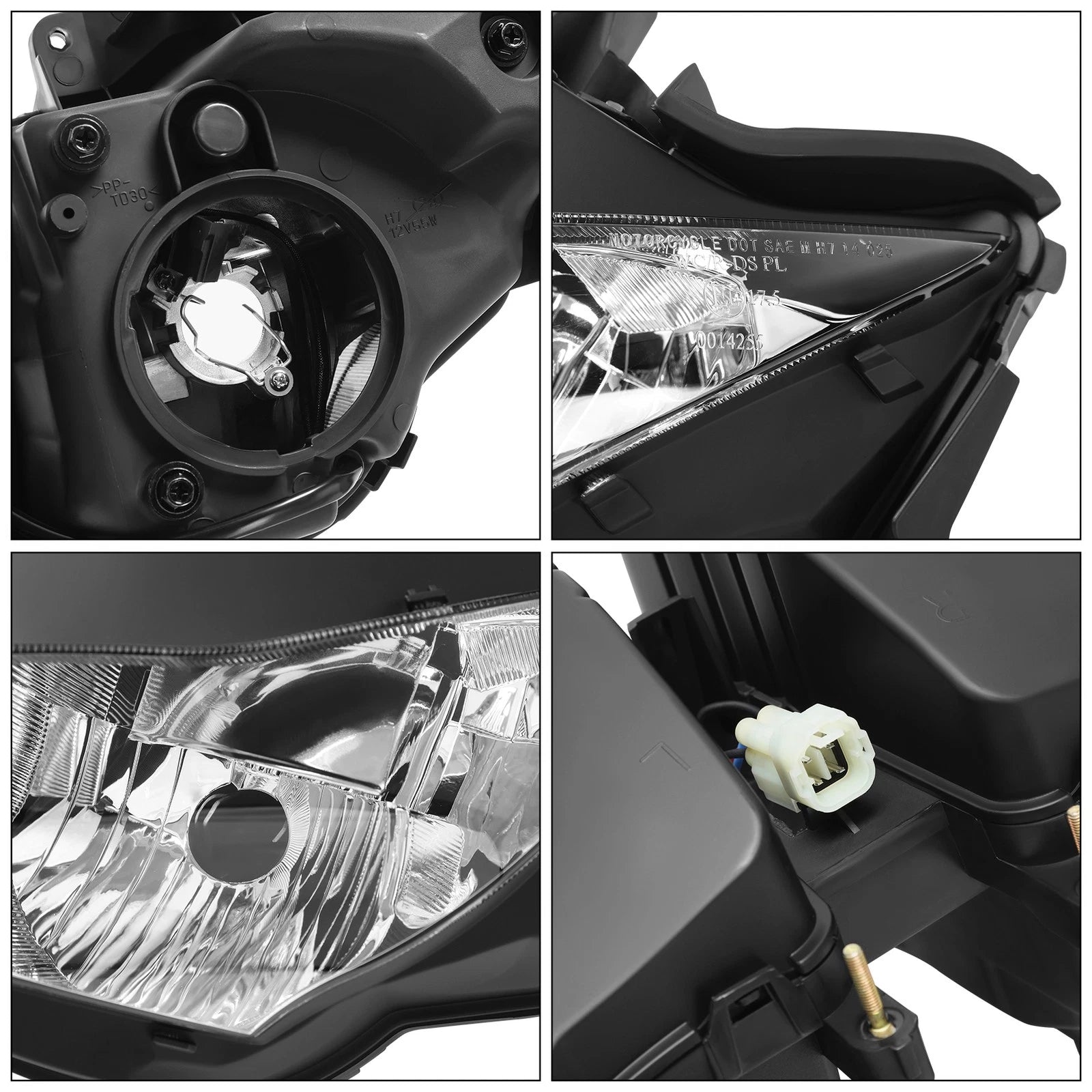 Front Headlight Assembly for Honda CBR1000RR (2012–2016)
