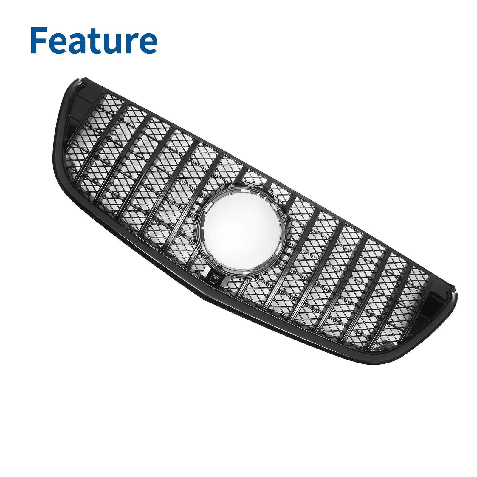 Front Upper Bumper Grille Grill Replacement for Mercedes-Benz Vito (W447) (2014–2023)