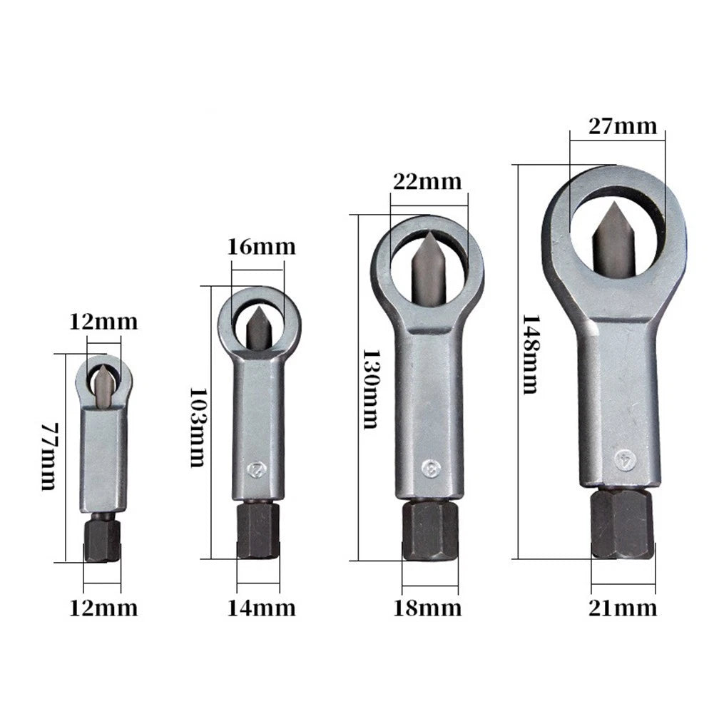 9-27mm Nut Remover Tool for Broken Damaged Corroded Nuts