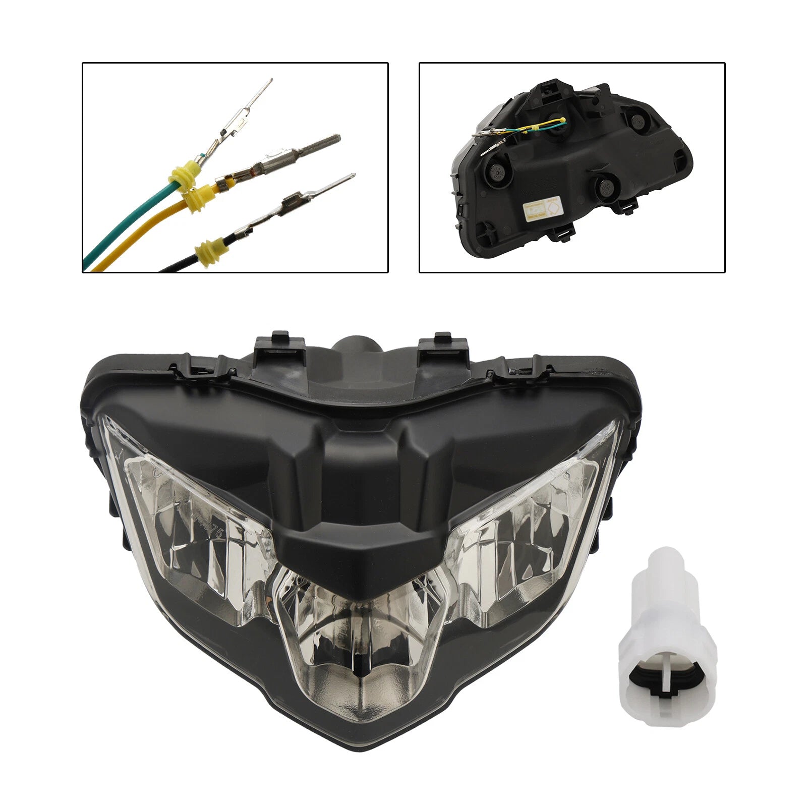 LED Front Headlight Grille Protector for Yamaha Y15ZR V2 (2019–2021)