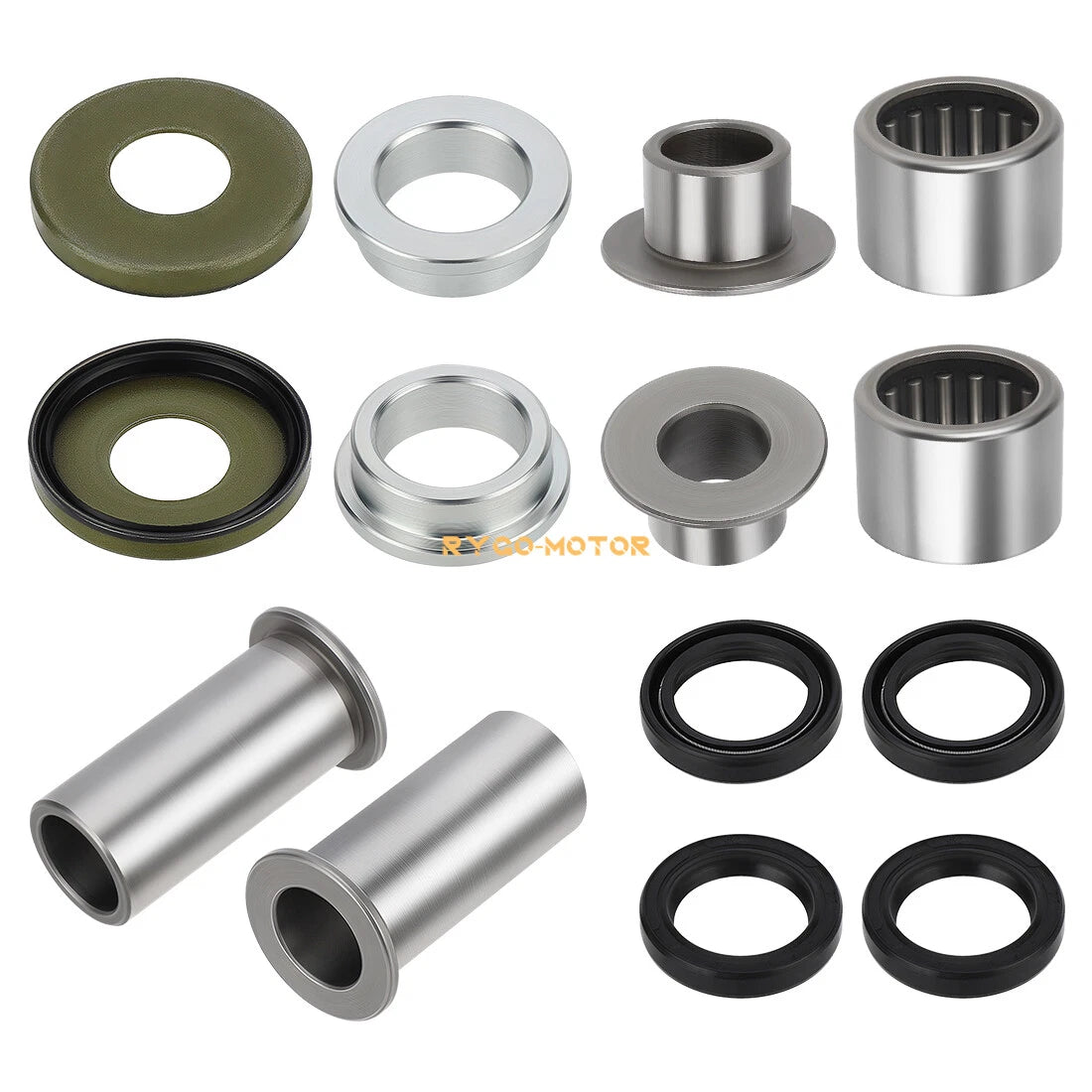Swing Arm Bearing Seal Rebuild Kit 61251-19A00 for Suzuki LT250 LT500 (1985–1990)