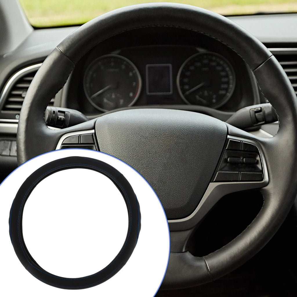 Rubber Steering Wheel Cover for Universal Fit (14.96")