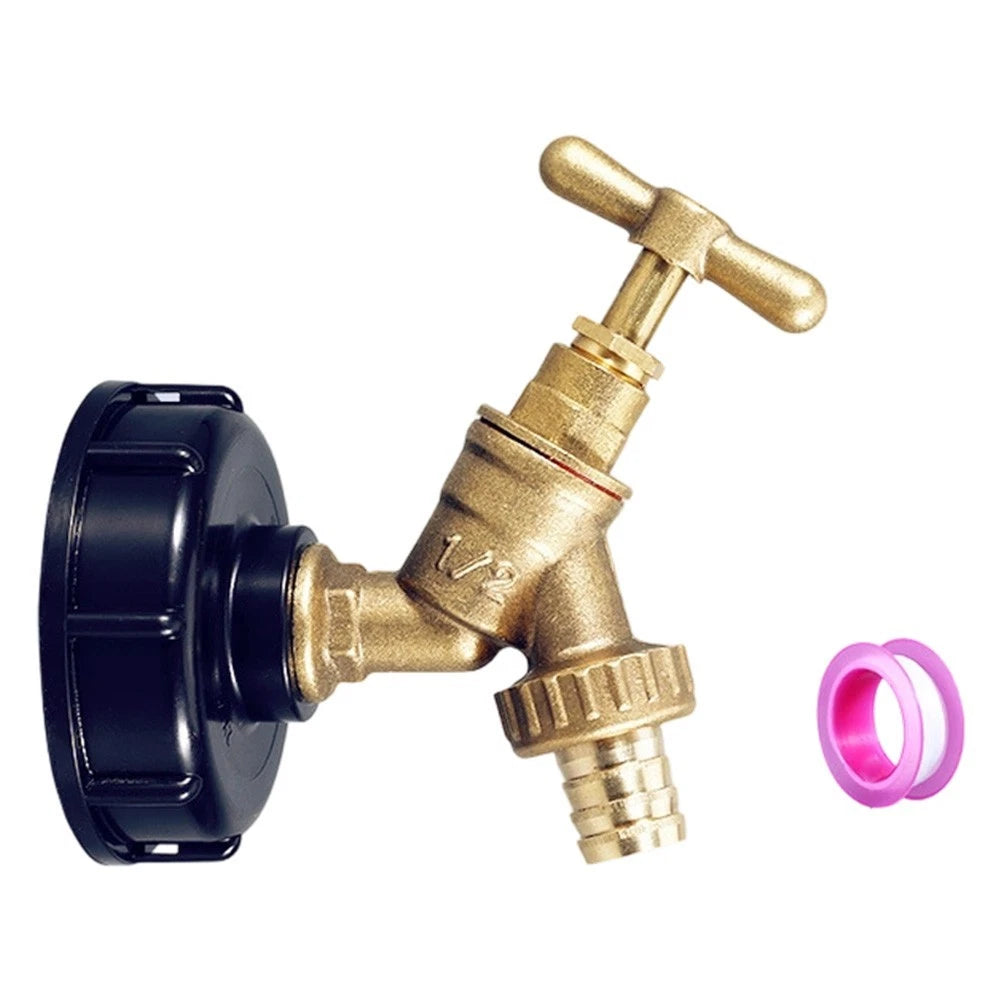 12 Inch Brass Tap Valve for IBC Buckets (Efficient Water Flow)