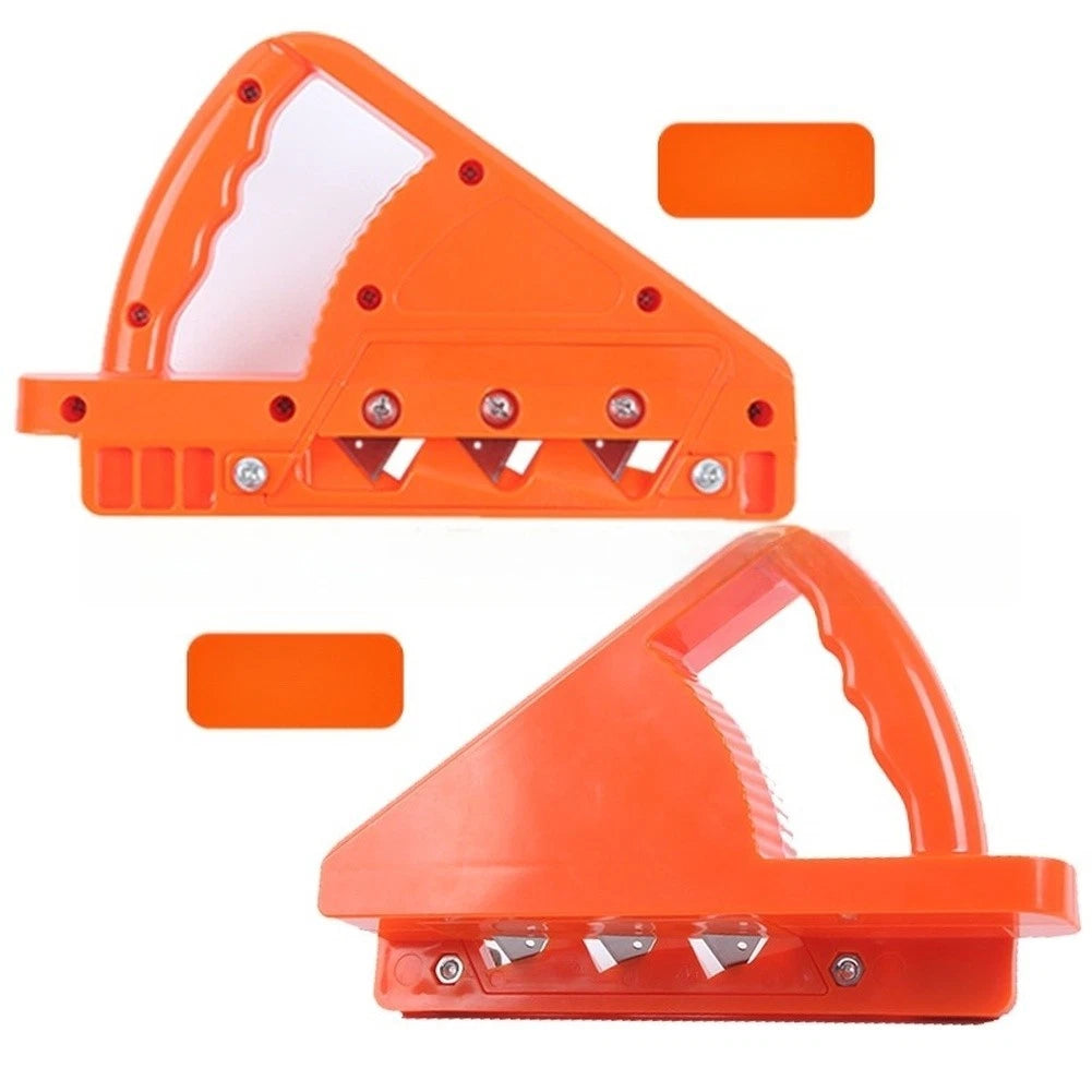 Stainless Steel Corner Planer with ABS Grip & Replaceable Blades