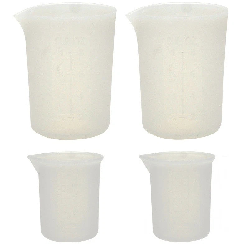 Reusable Silicone Measuring Cups for Kitchen (High Temperature Resistant)