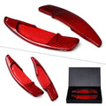 Carbon Fiber Shift Paddle Extensions for BMW 5/7 Series (2010–2020) Red
