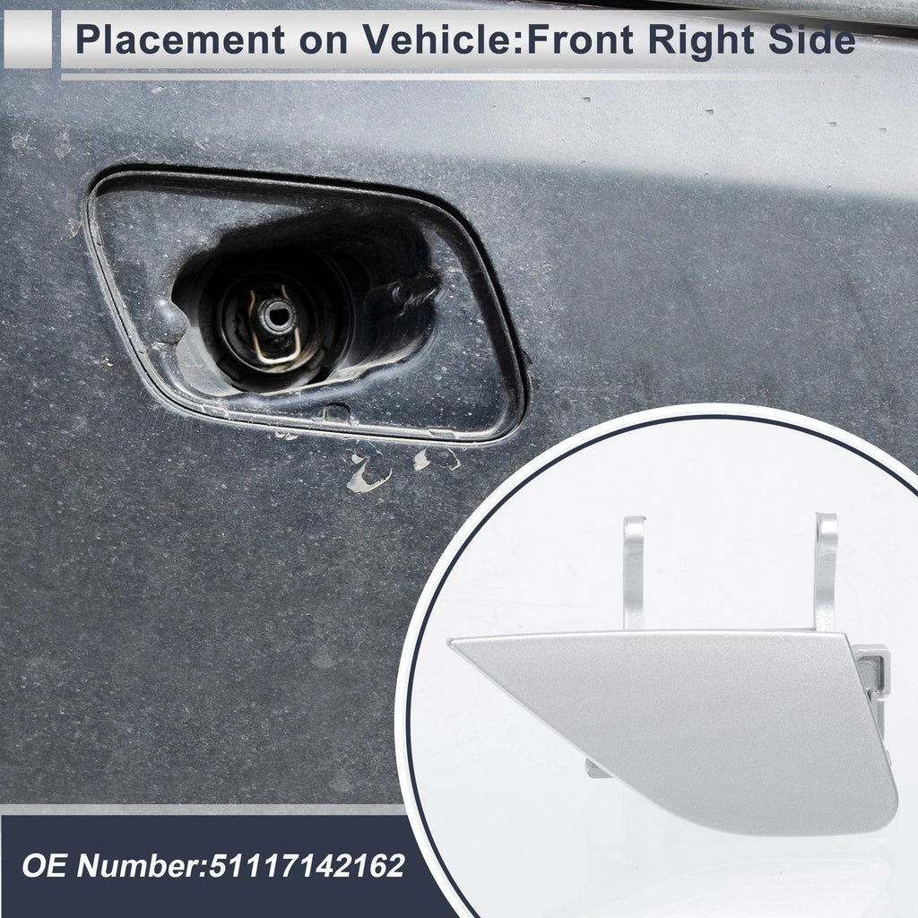 Front Right Headlight Washer Nozzle Cover Cap for BMW 750i (2009–2015)