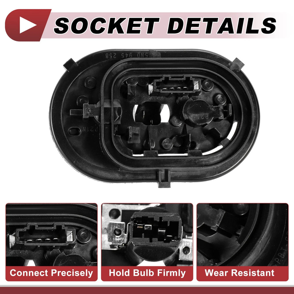 Right Tail Light Socket Wiring for Volkswagen Tiguan 5N (2008–2017)