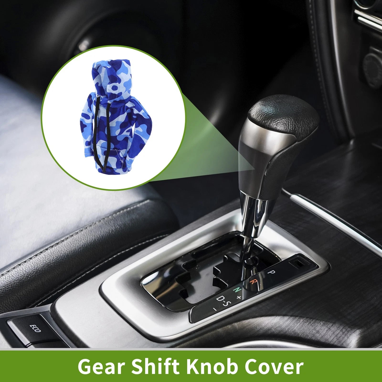Gear Shift Knob Cover for Universal Camouflage Style (Polyester)
