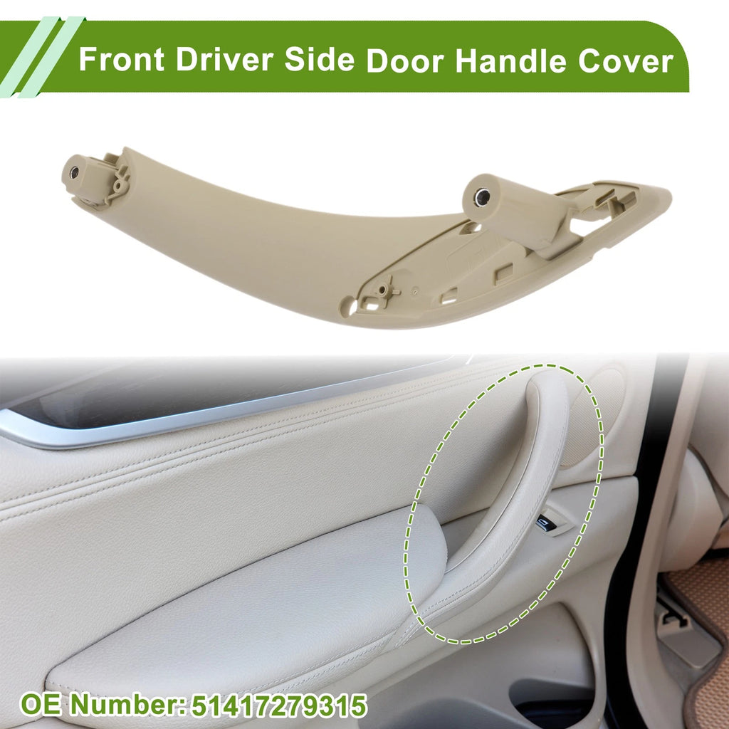 Door Panel Handle Pull Trim Cover Replacement for BMW 3 Series (2012–2018)