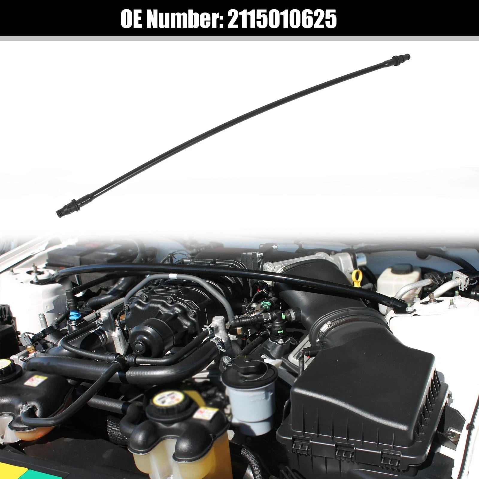 Engine Coolant Expansion Tank Breather Pipe Replacement for Mercedes-Benz E350 (2006–2016)