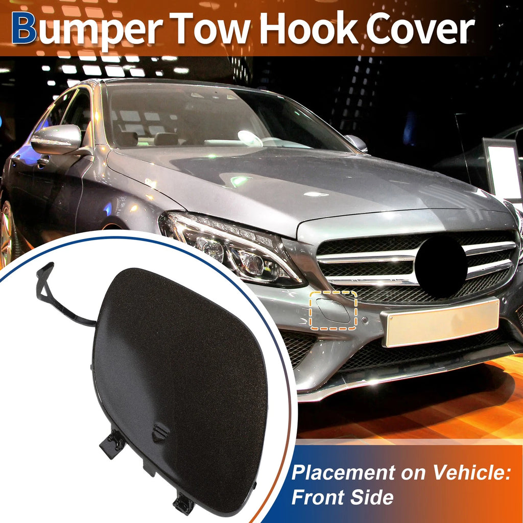 Front Tow Hook Cover Replacement for Mercedes-Benz C43 AMG (2017–2018)