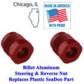 2X Billet Steering & Reverse Cable Lock Nut for SeaDoo (All Years) 277000784 277001729