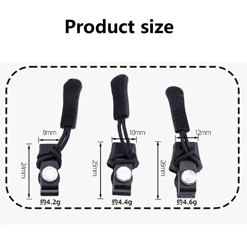 15Pcs Universal Replacement Zipper Heads for Jackets, Luggage
