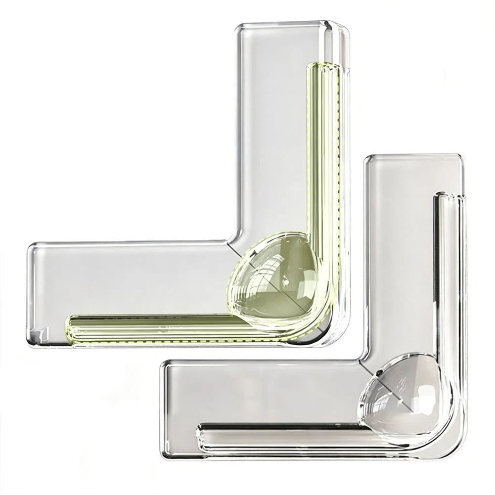 L Shape Clear PVC Table Corner Protector Bumper 45x45mm