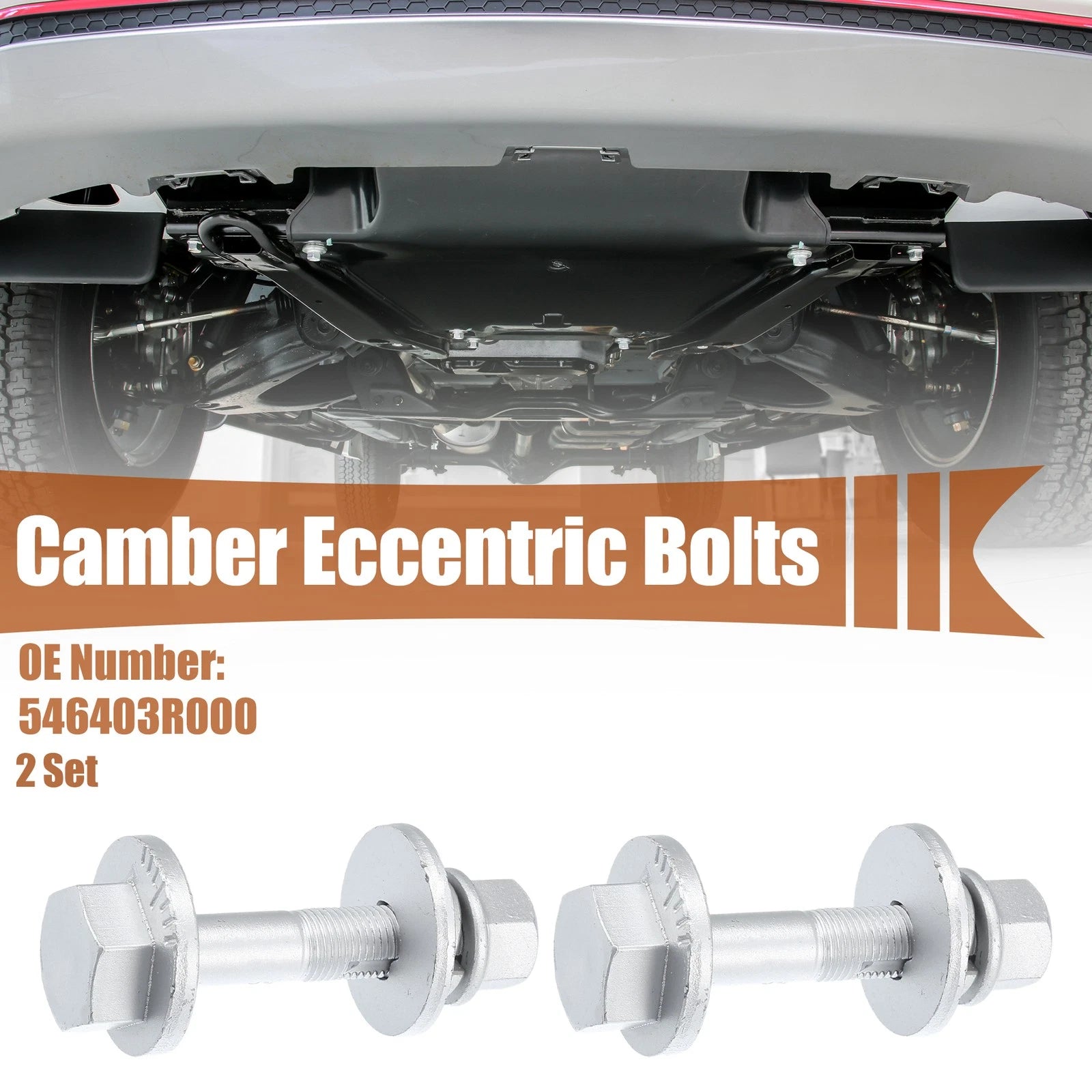 Eccentric Alignment Camber Bolt Kit for Hyundai Kia (2011–2016)