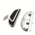 Chrome Airflow Footboard Kit for Harley Softail (2000–2017), Touring (1986–2017)
