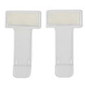 7.4 X 3.95 X 0.1cm 2PCS Car Parking Ticket 2pcs Transparent Windscreen