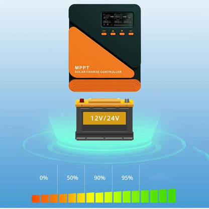 12V 24V Aluminum MPPT Solar Charge Controller 10A 20A 30A 40A