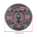 CNC Keyless Fuel Gas Cap for Kawasaki Ninja 400 500 650 Versys-X 250 300 (2017–Present)