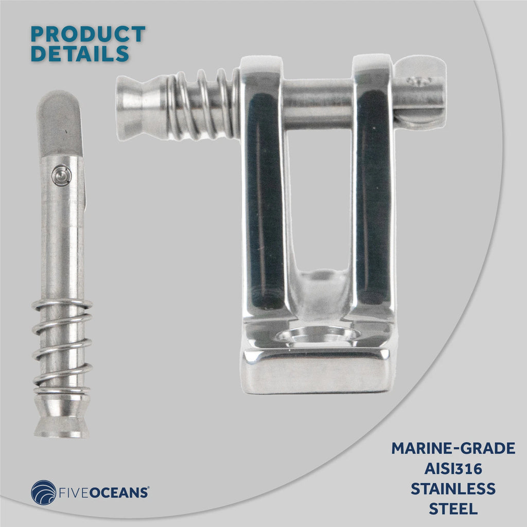 Bimini Top Hardware 90 Degree Deck Hinge for (316 Stainless Steel)