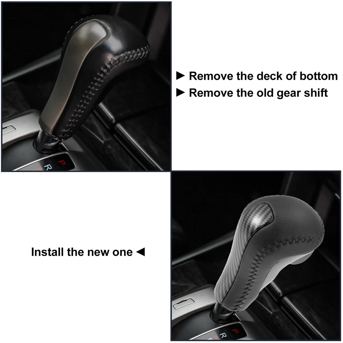 Shift Knob Automatic Gear for Honda Accord Crosstour 2010–2011 Black