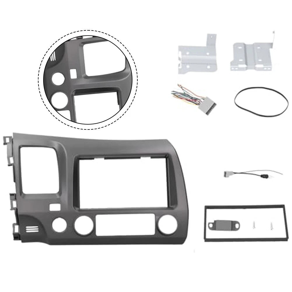 Car Radio Installation Frame for LHD For Honda For Civic 2007 2011 Models