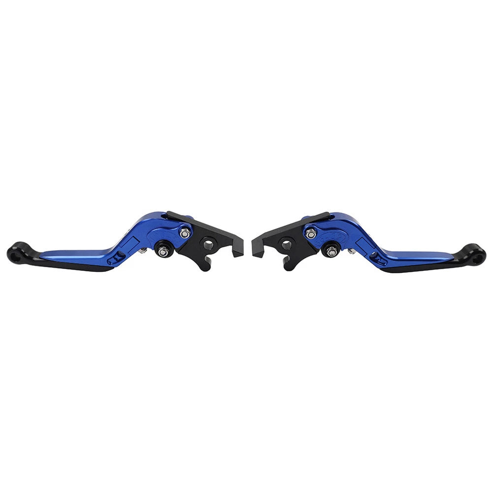 Blue Extendable Brake Clutch Levers for Daytona 675 (2013–2016)
