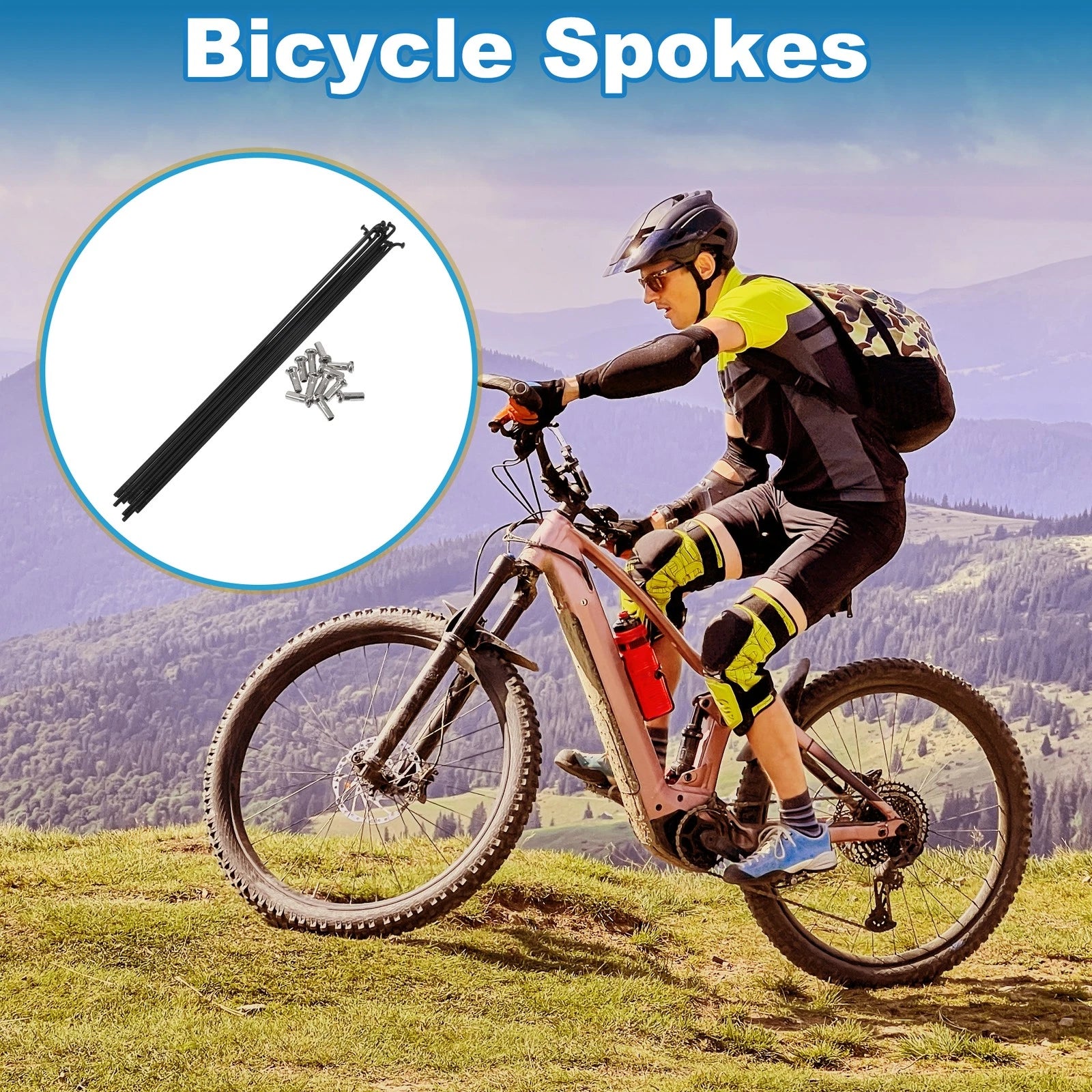Bicycle Spokes Nipple Replacement Stainless Steel 304 Black Universal (200–2000)
