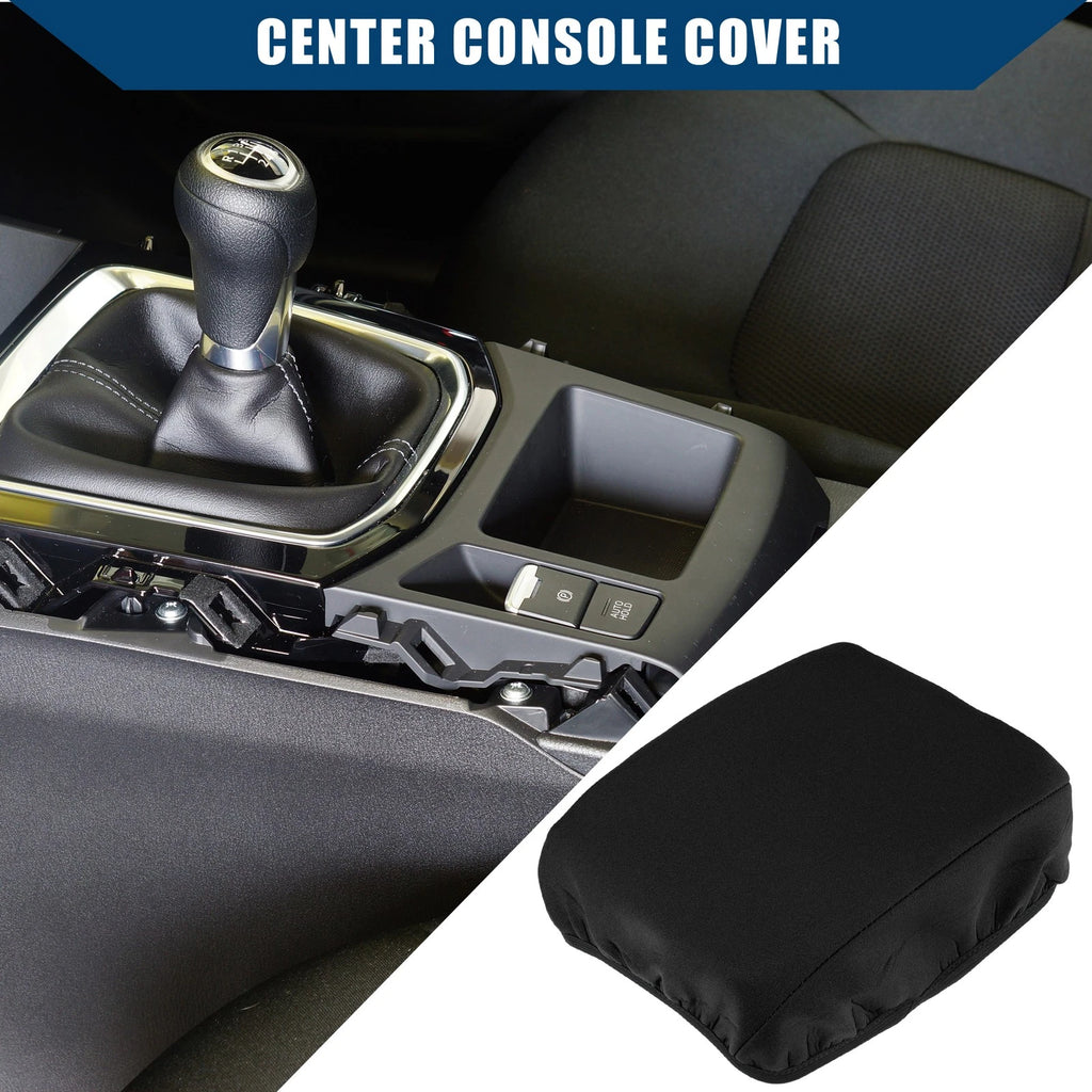 Center Console Armrest Cover Neoprene for Honda CR-V 2017-2022 Black