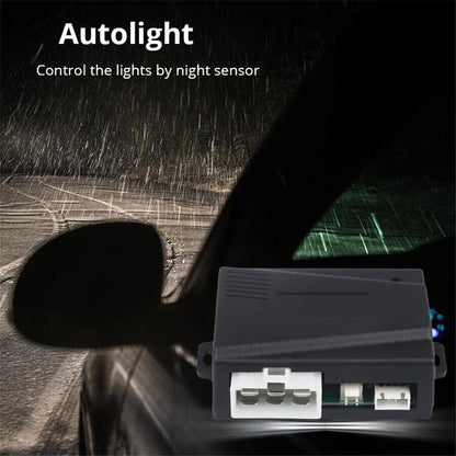 Auto Headlight Sensor System Smart Headlamp Control Kit On/Off 12V Car Universal