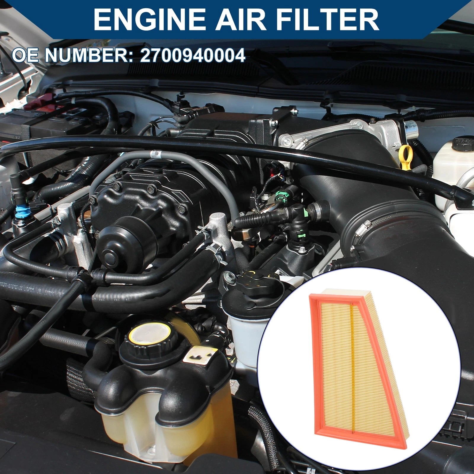 Engine Air Filter Replacement for Mercedes-Benz GLA250 2.0L (2015–2020)