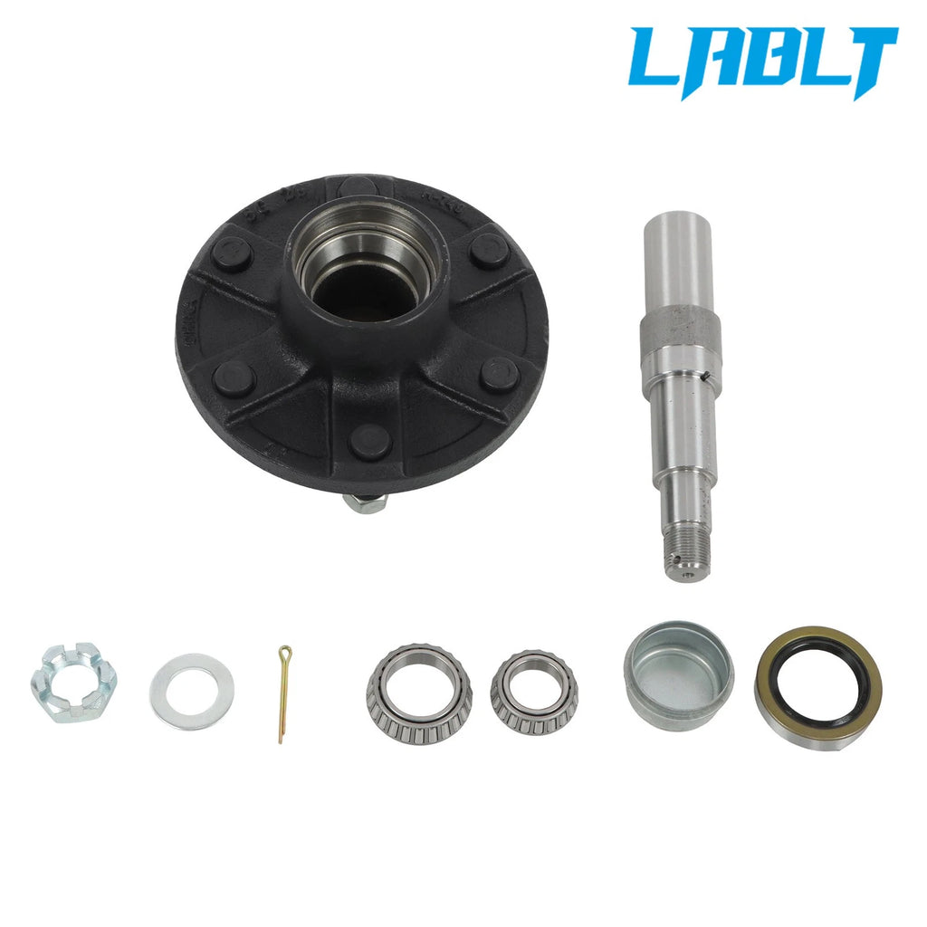2X Trailer Hub Kit for Trailer (2000 lbs, 6 on 5.5", Spindle #84)