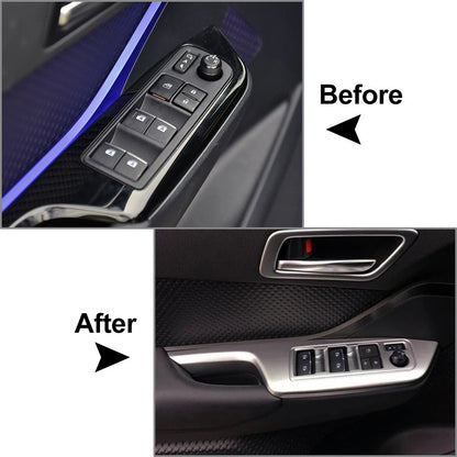 Blue Switch Control Knob Panel Cover for Toyota CHR (2016–2023)
