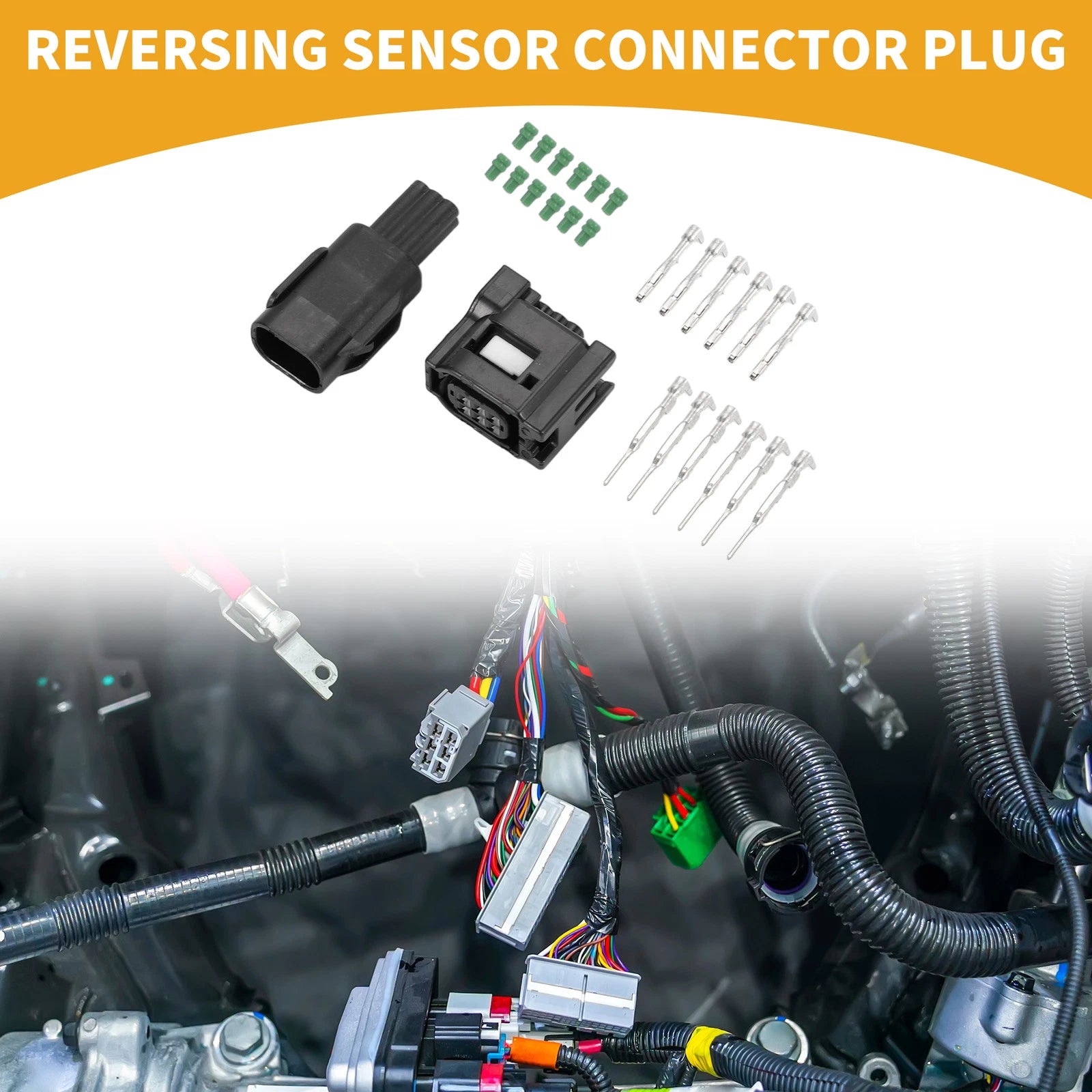 6 Pin Reversing Sensor Connector Plug for Toyota