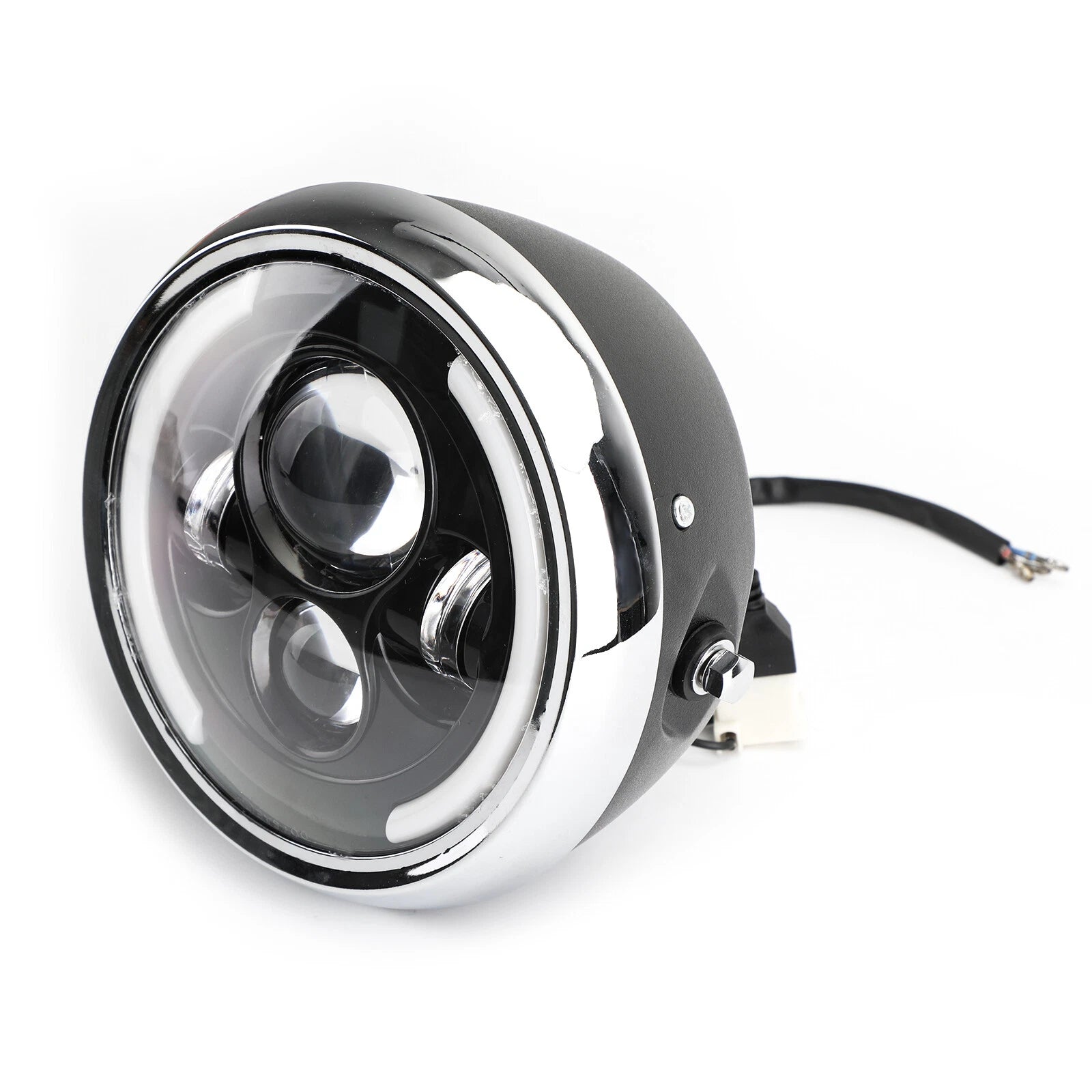 7'' LED Headlight for Harley Dyna Cafe Racer Bobber (T9)