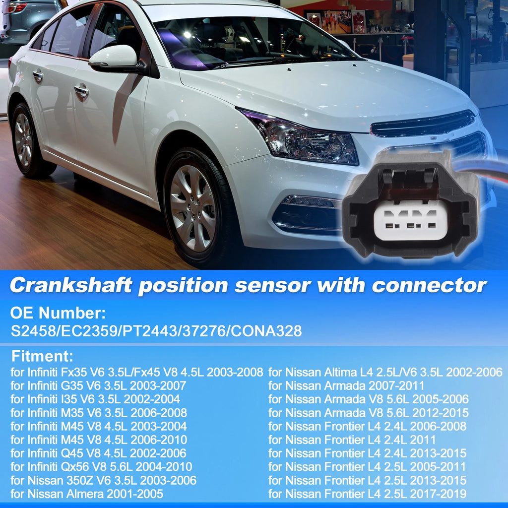 Crankshaft Position Sensor Connector Pigtail Plug for Infiniti FX35 (2003–2008)