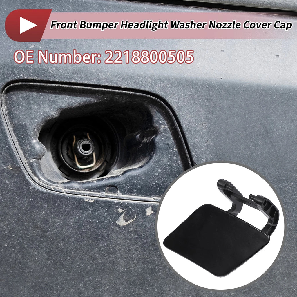 Front Left Side Bumper Headlight Washer Nozzle Cover for Mercedes-Benz W221 (2006–2013)